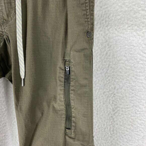 Vuori Pants Mens Size M Green Ripstop Climber Drawstring Hiking Outdoors Camping - Picture 2 of 11